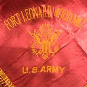 WWII Era US Army Ft Leonard Wood Tablecloth